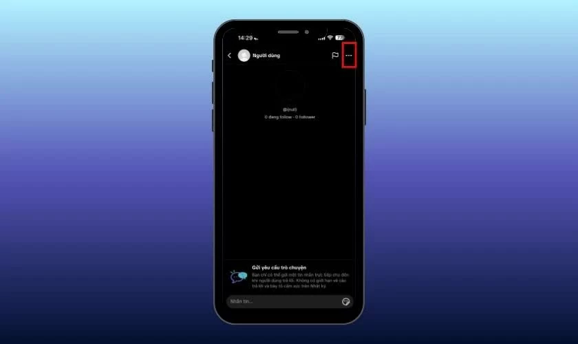 Chọn cuộc trò chuyện cần thay đổi giao diện.