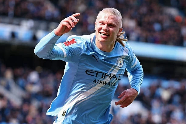 Kể từ khi đến Etihad, Haaland là vua hat-trick ở châu Âu