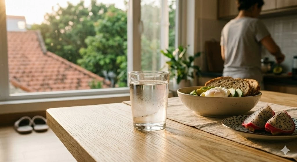 ba lý do nên uống nước lọc vào buổi sáng