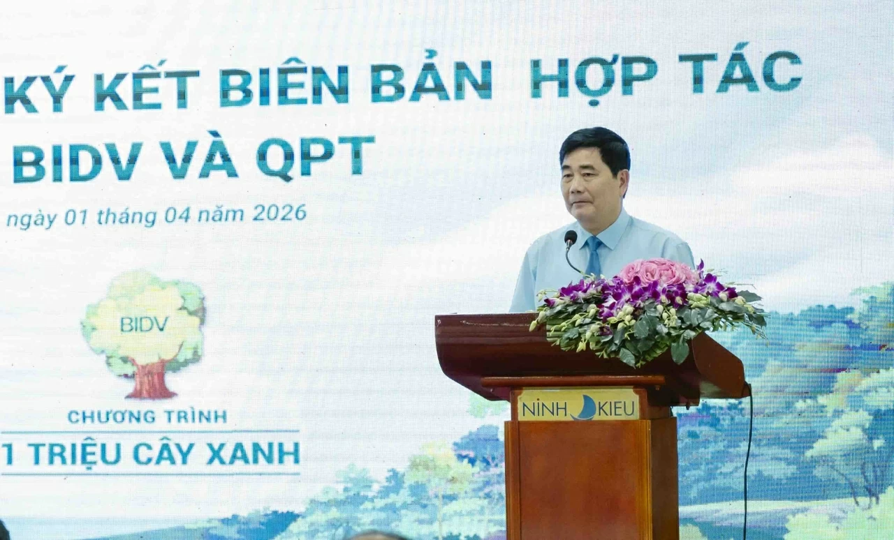 BIDV và Quỹ Cộng đồng phòng tránh thiên tai hợp tác trồng 240.000 cây xanh tại Đồng bằng sông Cửu Long