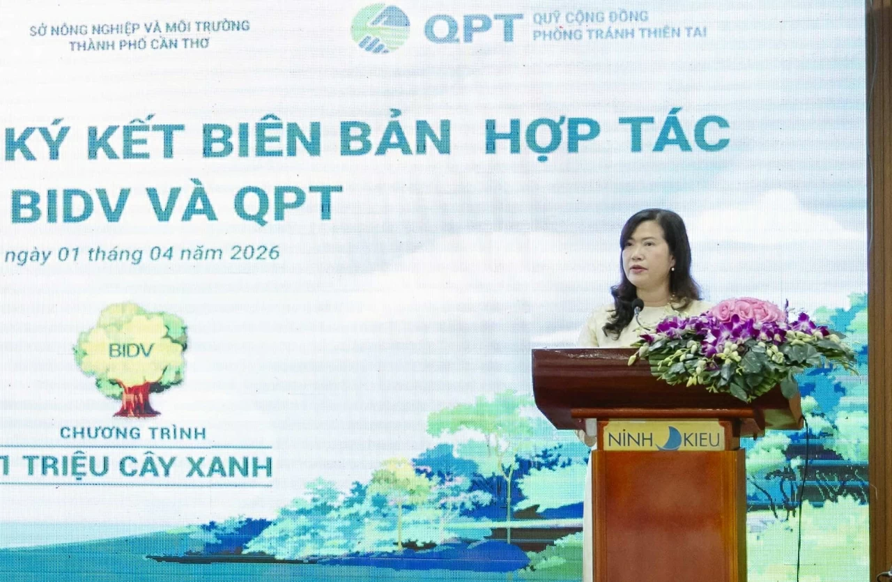 BIDV và Quỹ Cộng đồng phòng tránh thiên tai hợp tác trồng 240.000 cây xanh tại Đồng bằng sông Cửu Long