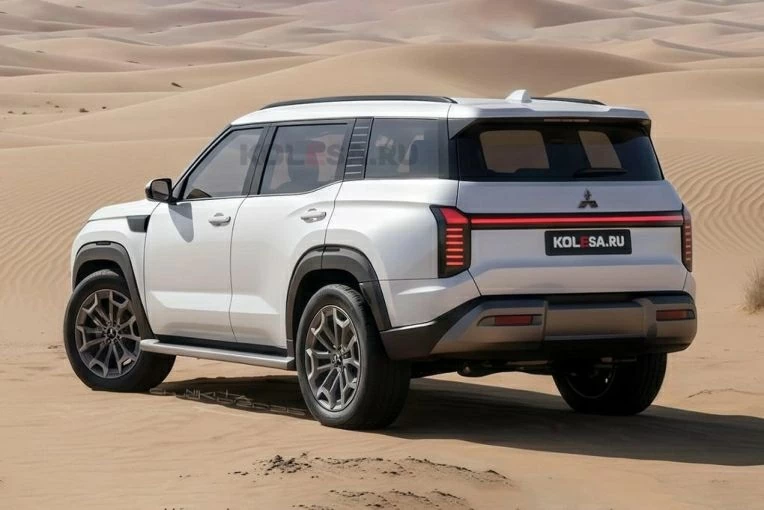 Điểm đáng chú ý là Pajero sẽ dùng hộp số tự động 8 cấp thay cho loại 6 cấp trên Triton. 