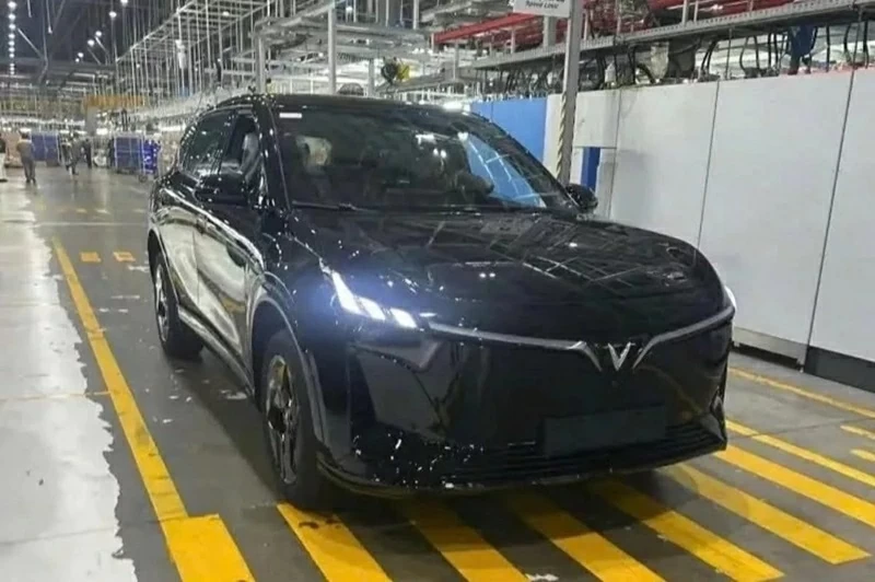 VinFast để lộ thiết kế một mẫu xe điện mới.