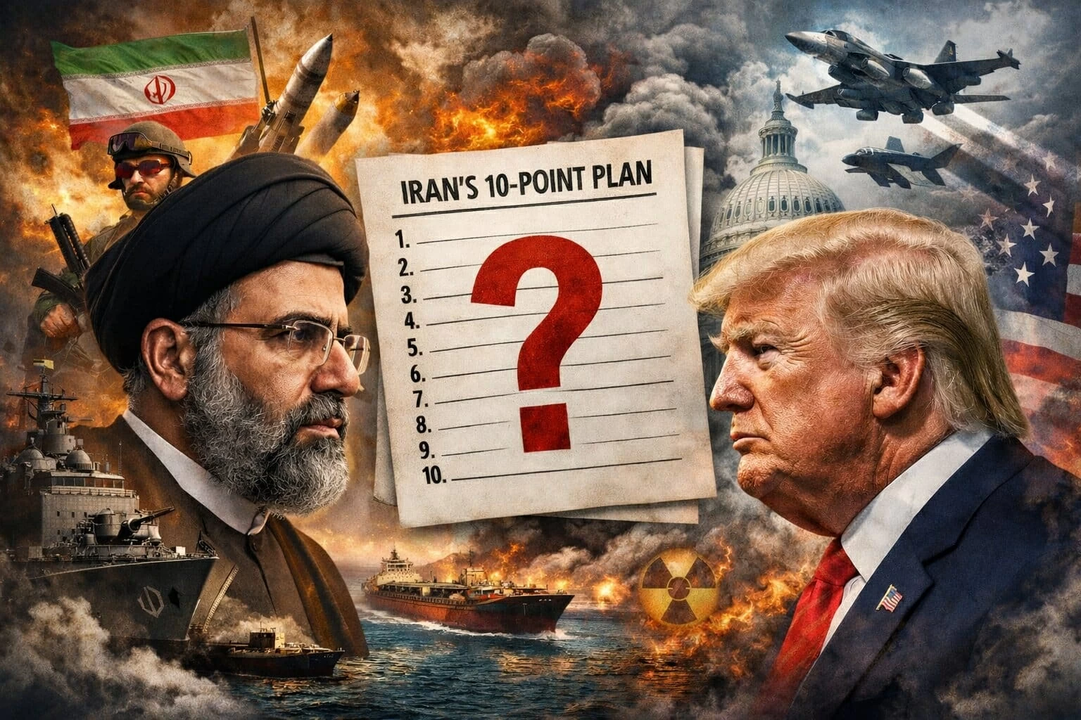 Kế hoạch 10 điểm của Iran gồm những gì và liệu Mỹ có đồng ý? Kế hoạch 10 điểm của Iran gồm những gì và liệu Mỹ có đồng ý?