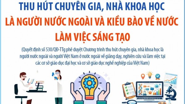 Chính phủ đẩy mạnh thu hút chuyên gia quốc tế và kiều bào về nước làm việc