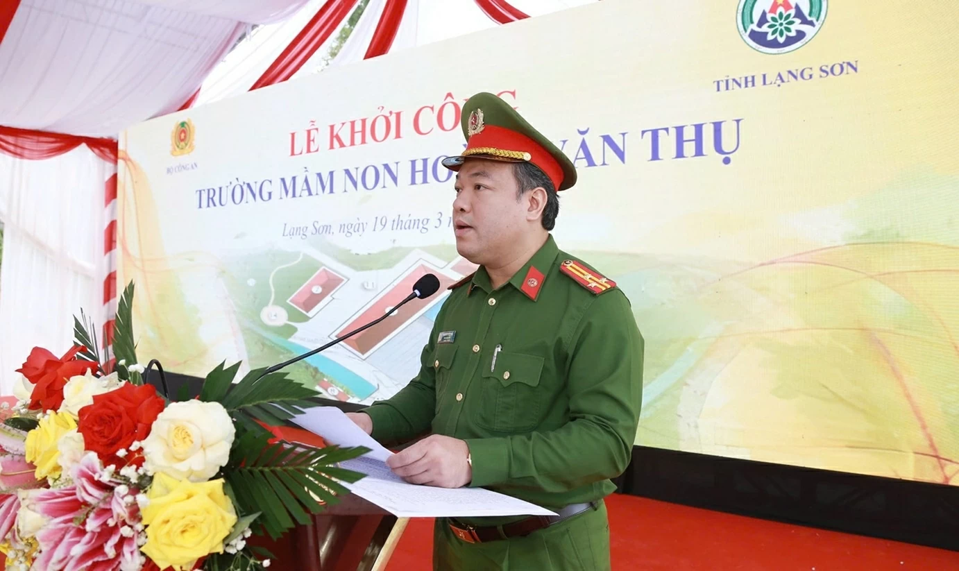 T&T Group và SHB đồng hành cùng Bộ Công an xây dựng Trường mầm non Hoàng Văn Thụ tại Lạng Sơn