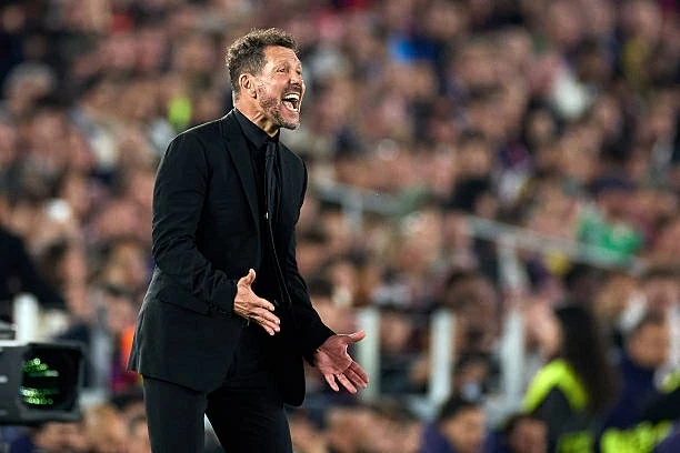 HLV Simeone lần đầu tiên thắng Barca tại sân Camp Nou. (Nguồn: Getty Images) HLV Simeone lần đầu tiên thắng Barca tại sân Camp Nou. (Nguồn: Getty Images)