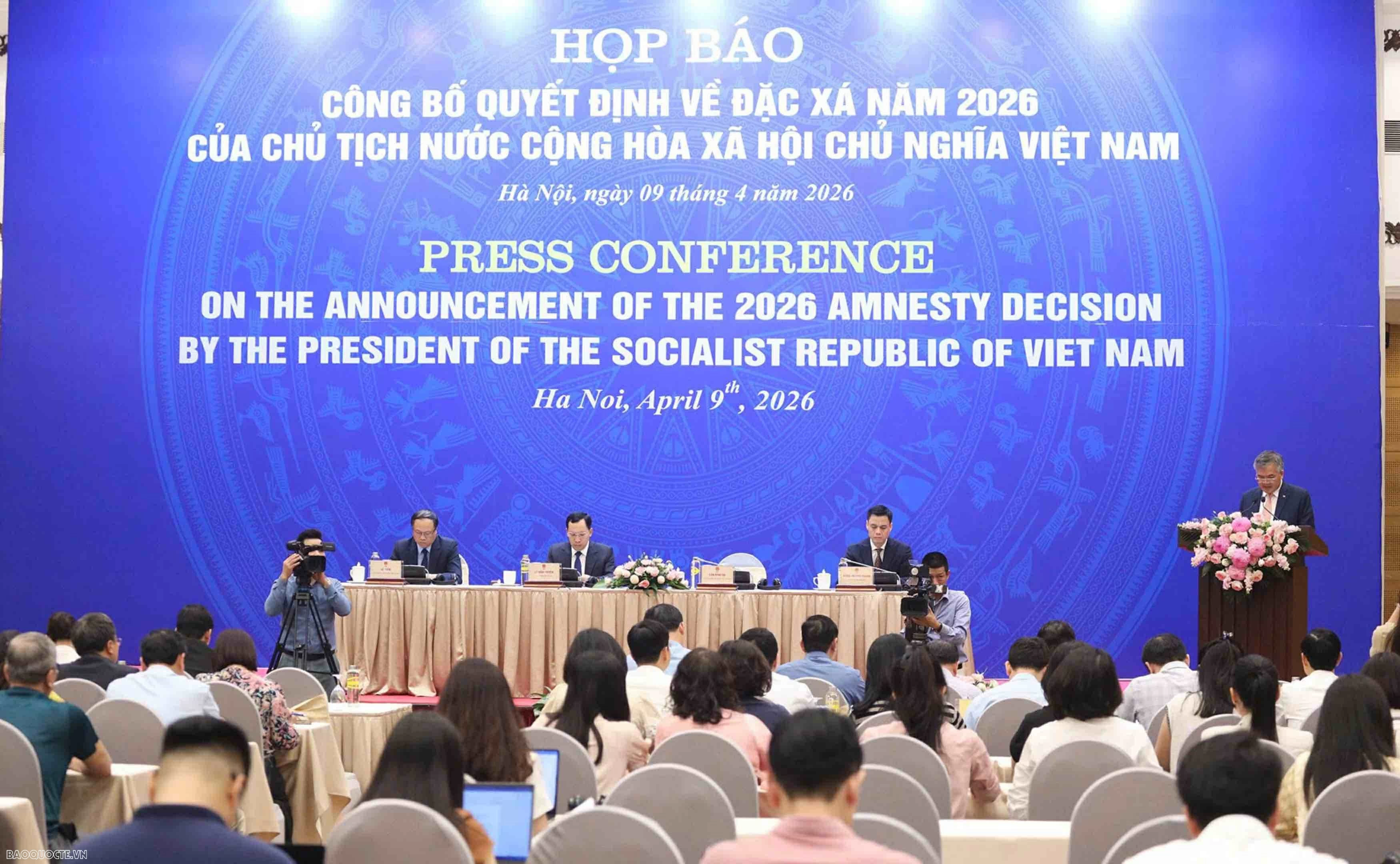 Quyết định đặc xá năm 2026 của Chủ tịch nước: Kế thừa, phát triển chính sách đặc xá phù hợp với yêu cầu của giai đoạn mới Quyết định đặc xá năm 2026 của Chủ tịch nước: Kế thừa, phát triển chính sách đặc xá phù hợp với yêu cầu của giai đoạn mới