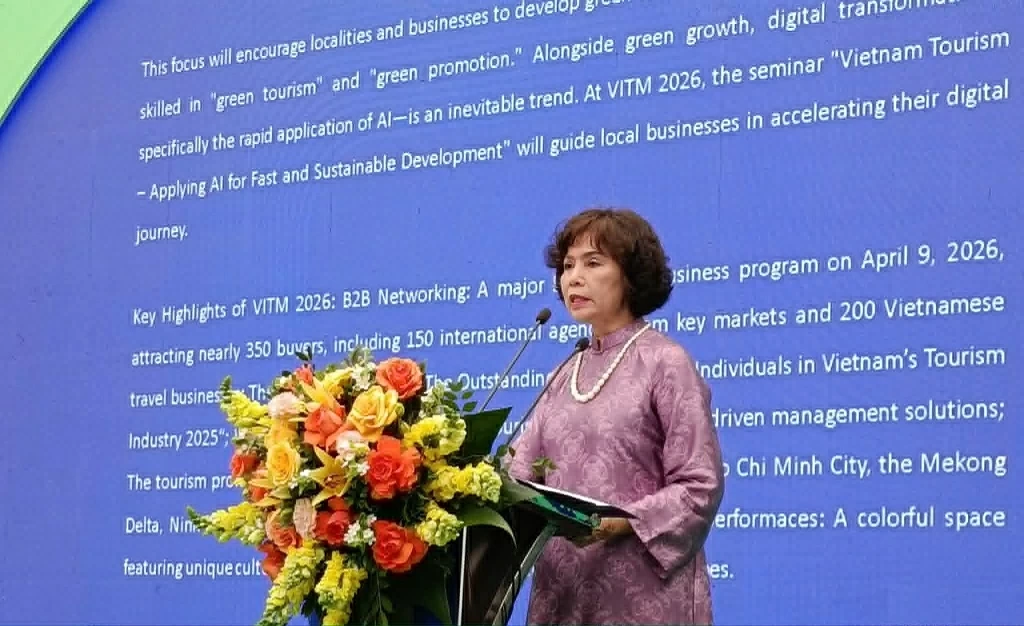 Khoảng 20 quốc gia và vùng lãnh thổ tham dự Hội chợ Du lịch quốc tế Việt Nam 2026 Khoảng 20 quốc gia và vùng lãnh thổ tham dự Hội chợ Du lịch quốc tế Việt Nam 2026