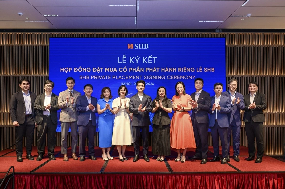 Lễ ký kết diễn ra với sự tham gia của nhiều định chế tài chính và quỹ đầu tư uy tín.