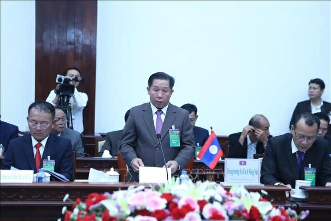 Việt Nam-Lào thúc đẩy tăng cường hợp tác an ninh Việt Nam-Lào thúc đẩy tăng cường hợp tác an ninh