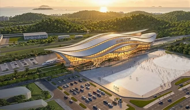 Khởi công siêu dự án đường sắt tốc độ cao Hà Nội-Quảng Ninh Khởi công siêu dự án đường sắt tốc độ cao Hà Nội-Quảng Ninh