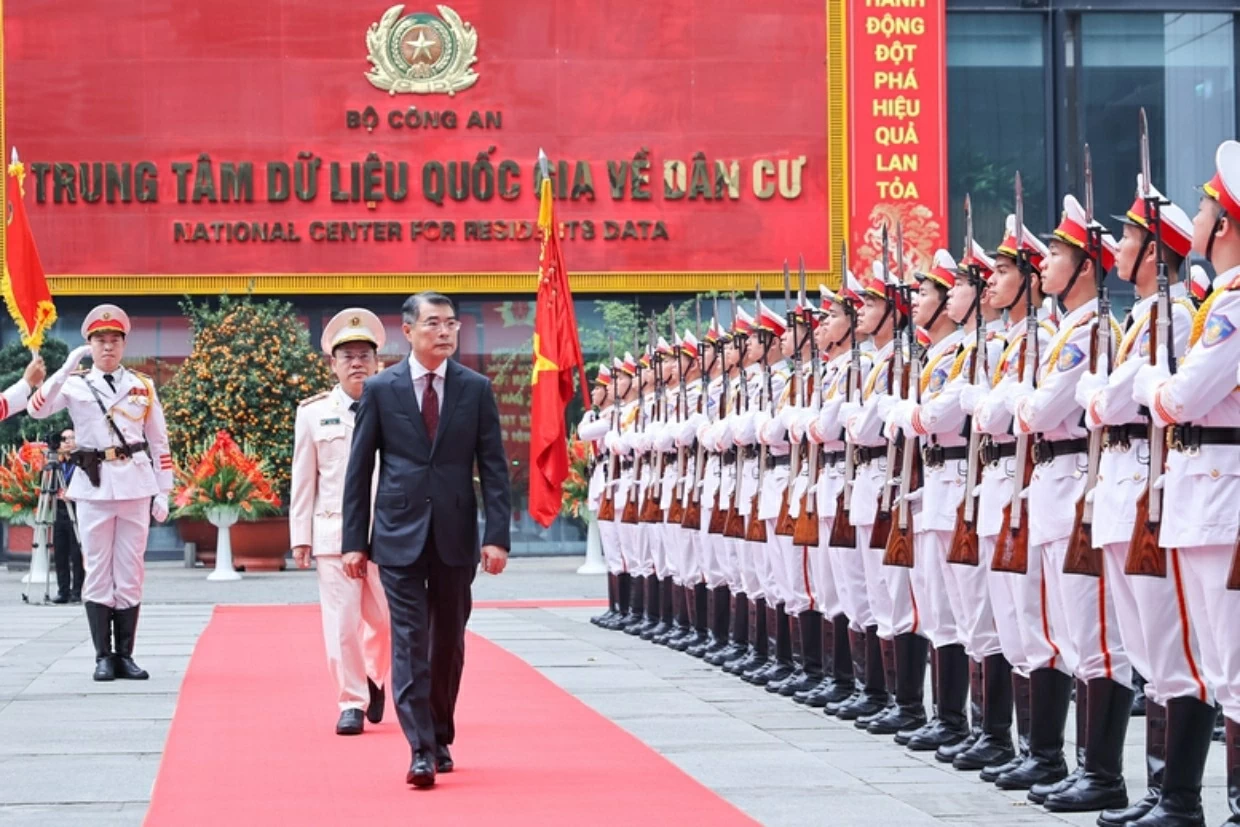 Thủ tướng Lê Minh Hưng dự Lễ kỷ niệm 80 năm Ngày truyền thống lực lượng cảnh sát quản lý hành chính về trật tự xã hội. (Nguồn: VGP)