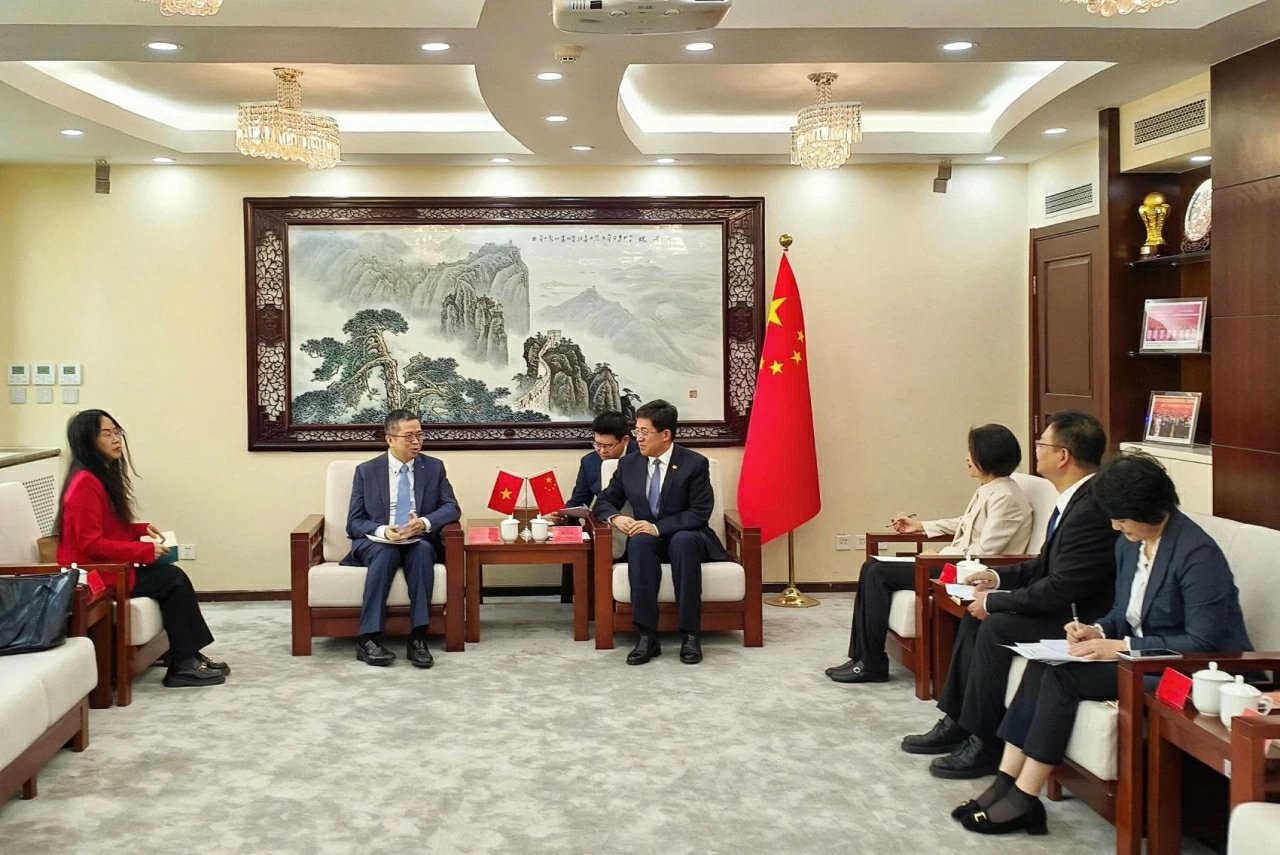 Toàn cảnh buổi làm việc. (Nguồn: ĐSQ Việt Nam tại Trung Quốc) Toàn cảnh buổi làm việc. (Nguồn: ĐSQ Việt Nam tại Trung Quốc)