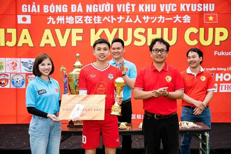 Sôi động giải bóng đá cộng đồng người Việt tại khu vực Kyushu, Nhật Bản Sôi động giải bóng đá cộng đồng người Việt tại khu vực Kyushu, Nhật Bản