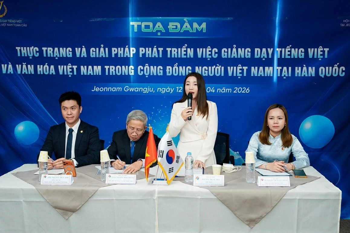 Kết nối cộng đồng, đổi mới phương pháp, lan tỏa tiếng Việt trong thế hệ trẻ kiều bào tại Hàn Quốc