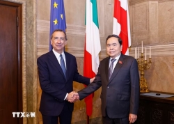 Chủ tịch Quốc hội Trần Thanh Mẫn tiếp Thị trưởng Thành phố Milan Giuseppe Sala (Italy)