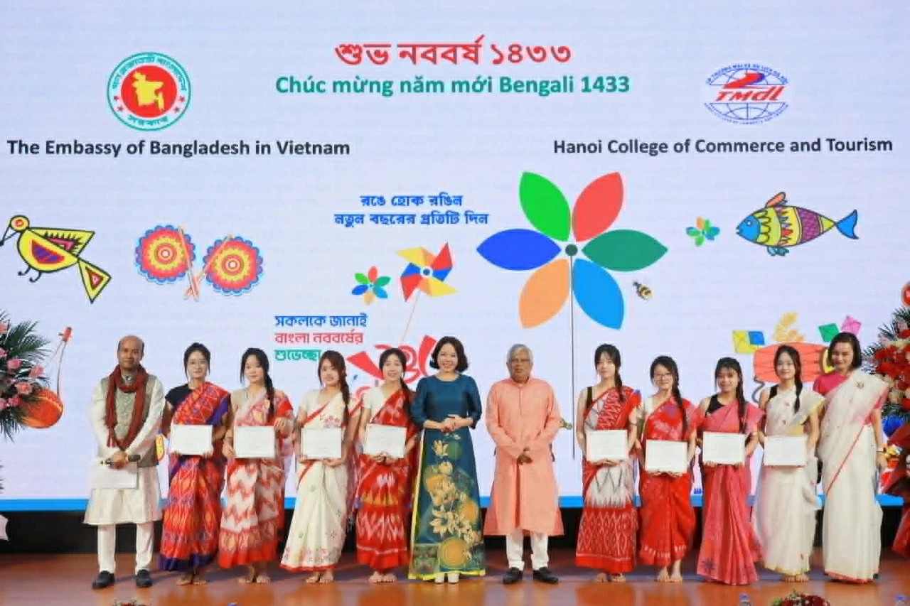 Hòa mình vào không gian Tết cổ truyền Bangladesh tại Hà Nội