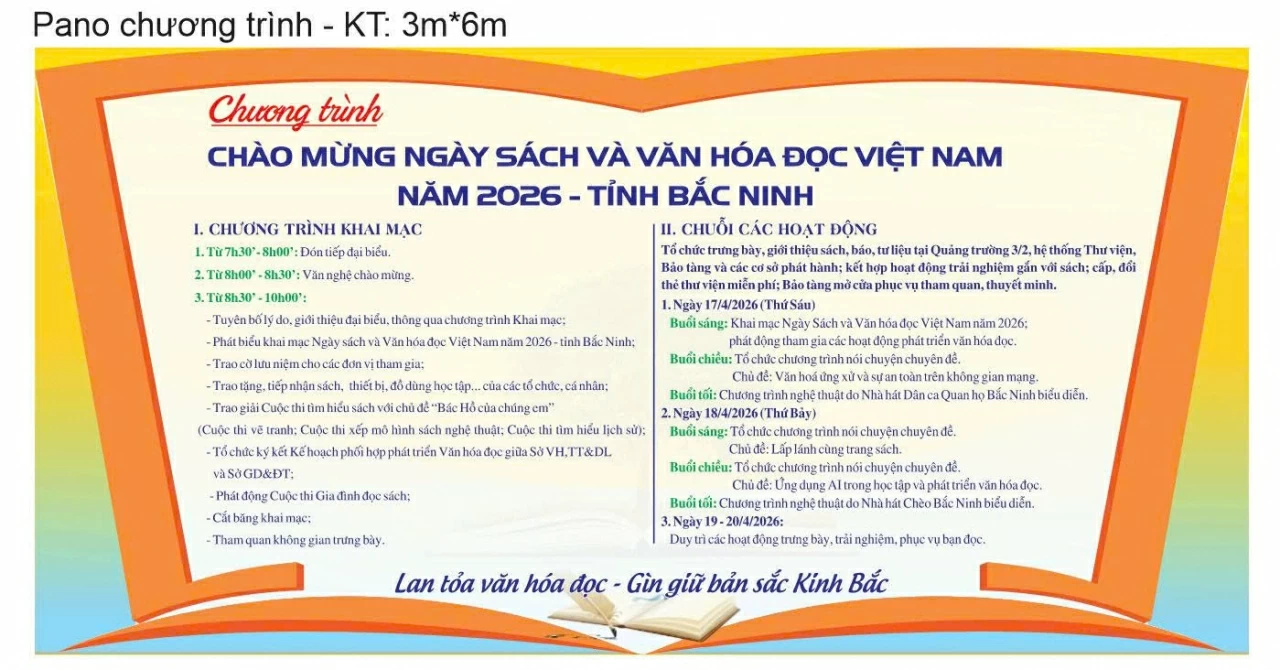 Lan tỏa văn hóa đọc - Gìn giữ bản sắc Kinh Bắc, phát triển con người Bắc Ninh