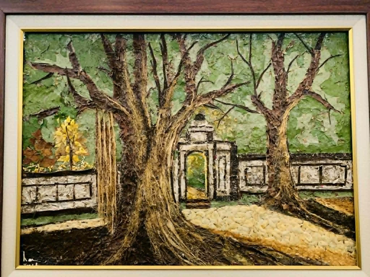 Không gian nghệ thuật độc đáo của triển lãm mang tên 'Cuộc chơi với lá'