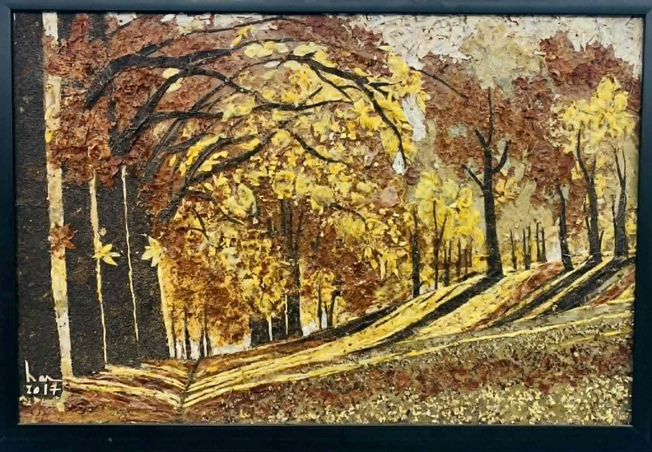 Không gian nghệ thuật độc đáo của triển lãm mang tên 'Cuộc chơi với lá'