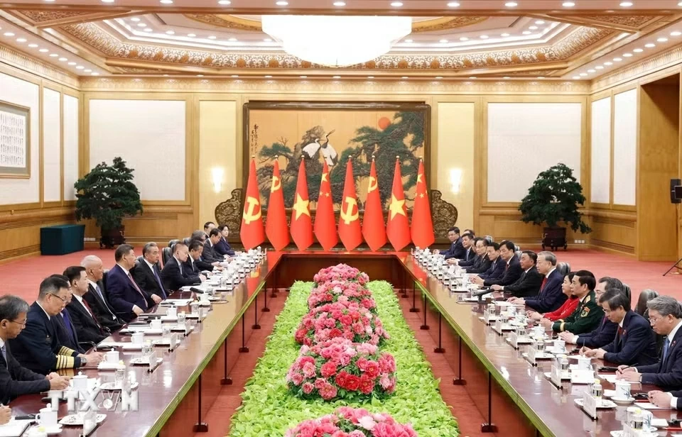 Tổng Bí thư, Chủ tịch nước Tô Lâm hội đàm với Tổng Bí thư, Chủ tịch nước Trung Quốc Tập Cận Bình