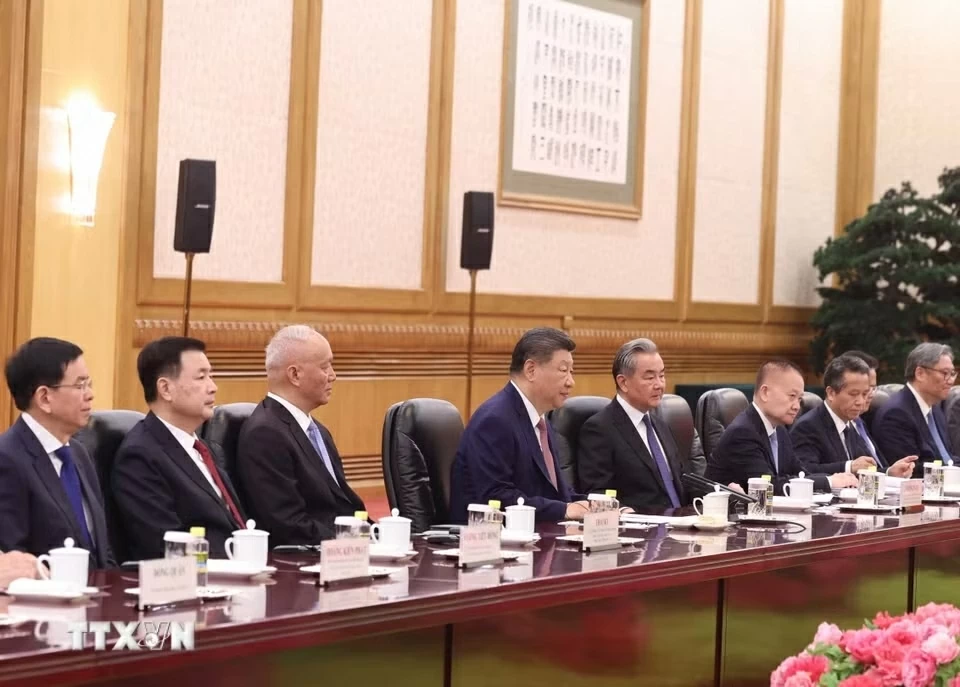 Tổng Bí thư, Chủ tịch nước Tô Lâm hội đàm với Tổng Bí thư, Chủ tịch nước Trung Quốc Tập Cận Bình Tổng Bí thư, Chủ tịch nước Tô Lâm hội đàm với Tổng Bí thư, Chủ tịch nước Trung Quốc Tập Cận Bình