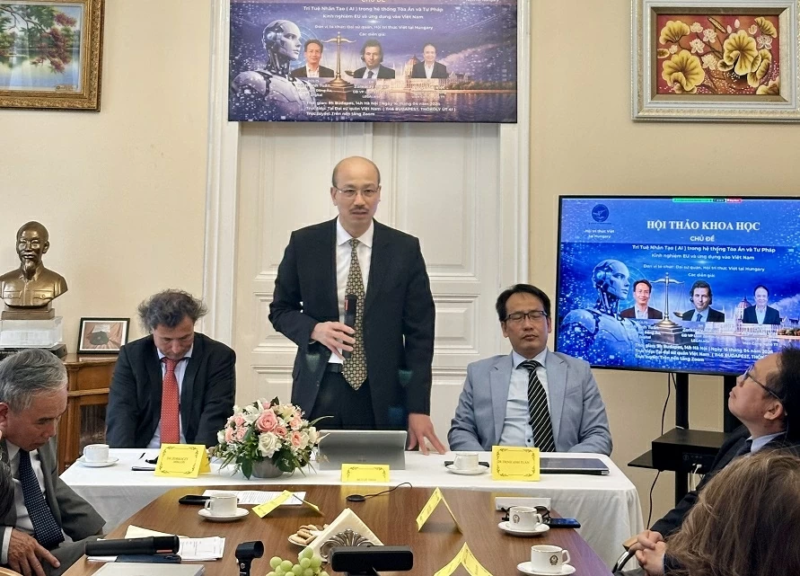 Thúc đẩy hợp tác nghiên cứu, ứng dụng trí tuệ nhân tạo trong lĩnh vực tư pháp Thúc đẩy hợp tác nghiên cứu, ứng dụng trí tuệ nhân tạo trong lĩnh vực tư pháp