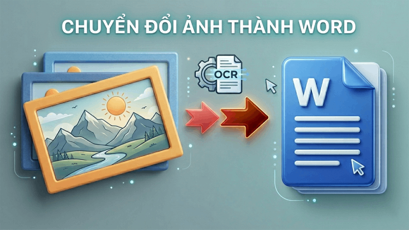 Cách chuyển ảnh sang file Word nhanh chóng, đơn giản chỉ với vài bước.
