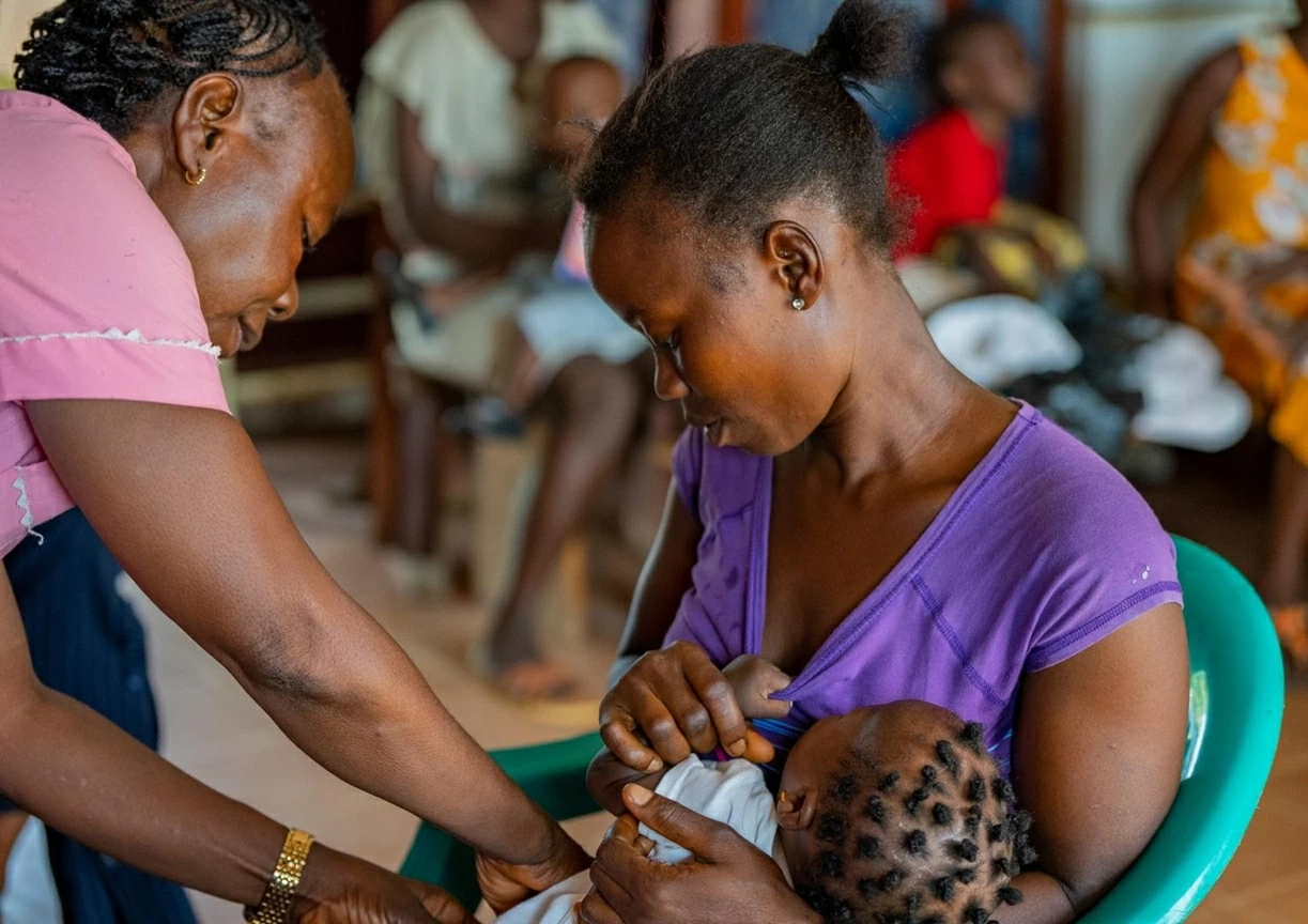 Trẻ em châu Phi được bảo vệ nhờ vaccine Trẻ em châu Phi được bảo vệ nhờ vaccine