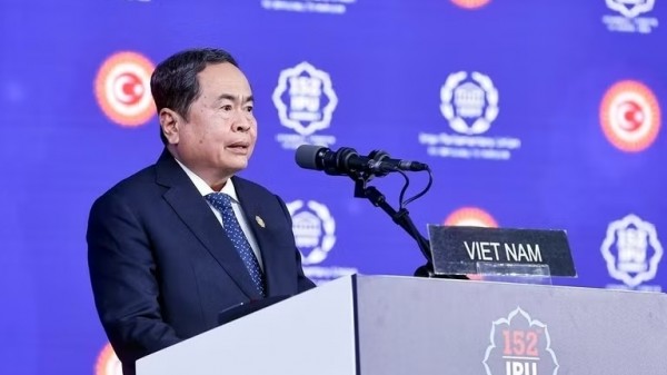 Chủ tịch Quốc hội Trần Thanh Mẫn dự và phát biểu tại Phiên thảo luận chung Đại hội đồng IPU-152