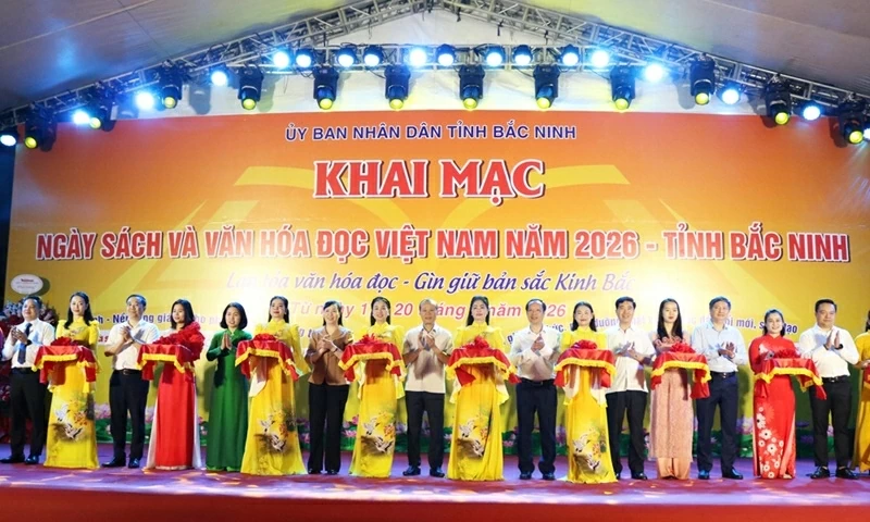 Bắc Ninh khai mạc Ngày Sách và Văn hóa đọc Việt Nam năm 2026, lan tỏa tình yêu sách và góp phần xây dựng xã hội học tập