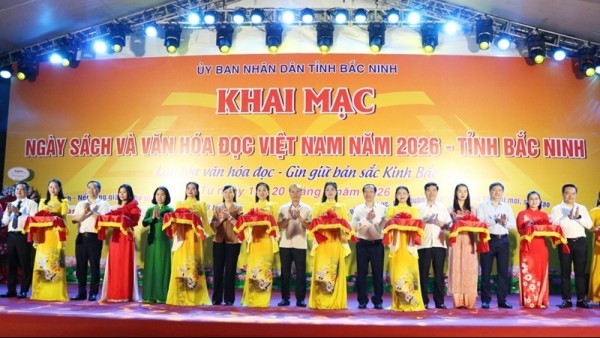 Bắc Ninh khai mạc Ngày Sách và Văn hóa đọc Việt Nam năm 2026, lan tỏa tình yêu sách và xây dựng xã hội học tập
