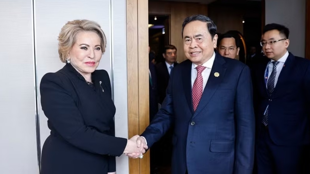 Chủ tịch Quốc hội Trần Thanh Mẫn hội kiến Chủ tịch Hội đồng Liên bang Nga