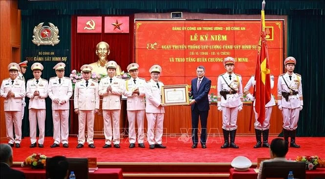 Thủ tướng Lê Minh Hưng biểu dương những thành tích, kết quả xuất sắc của lực lượng Cảnh sát hình sự