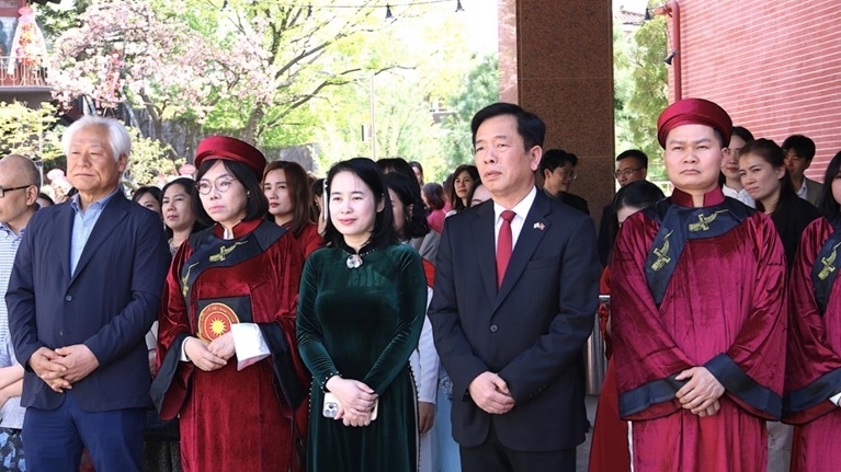 Đại sứ quán Việt Nam tại Hàn Quốc tổ chức Lễ Giỗ Tổ Hùng Vương
