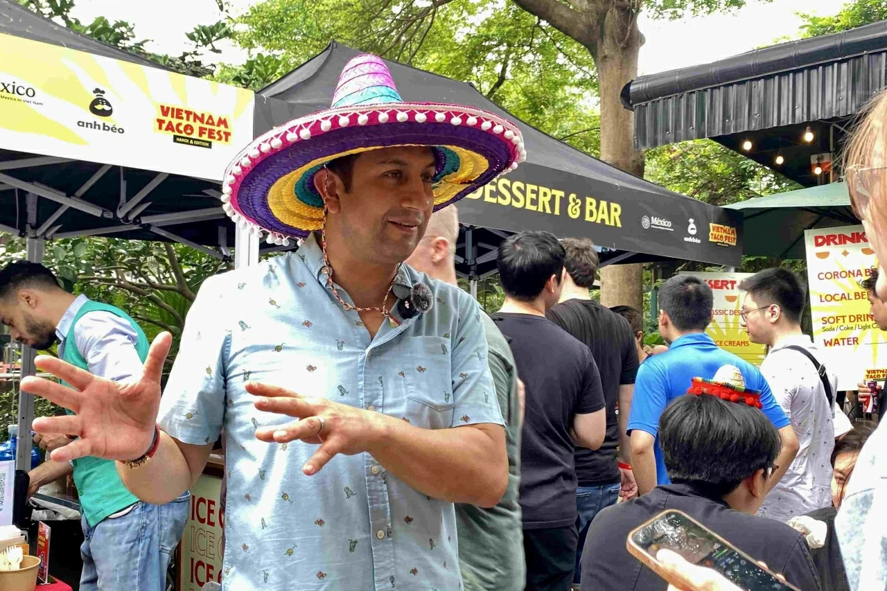 Anh David Vanhove, chủ nhà hàng Salt n’ Lime (Ảnh: Nhi Vũ)