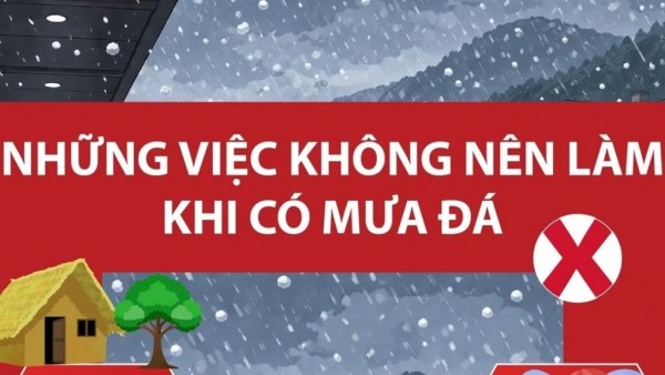 Cách ứng phó khi xảy ra mưa đá, tránh nguy hiểm và bảo vệ an toàn