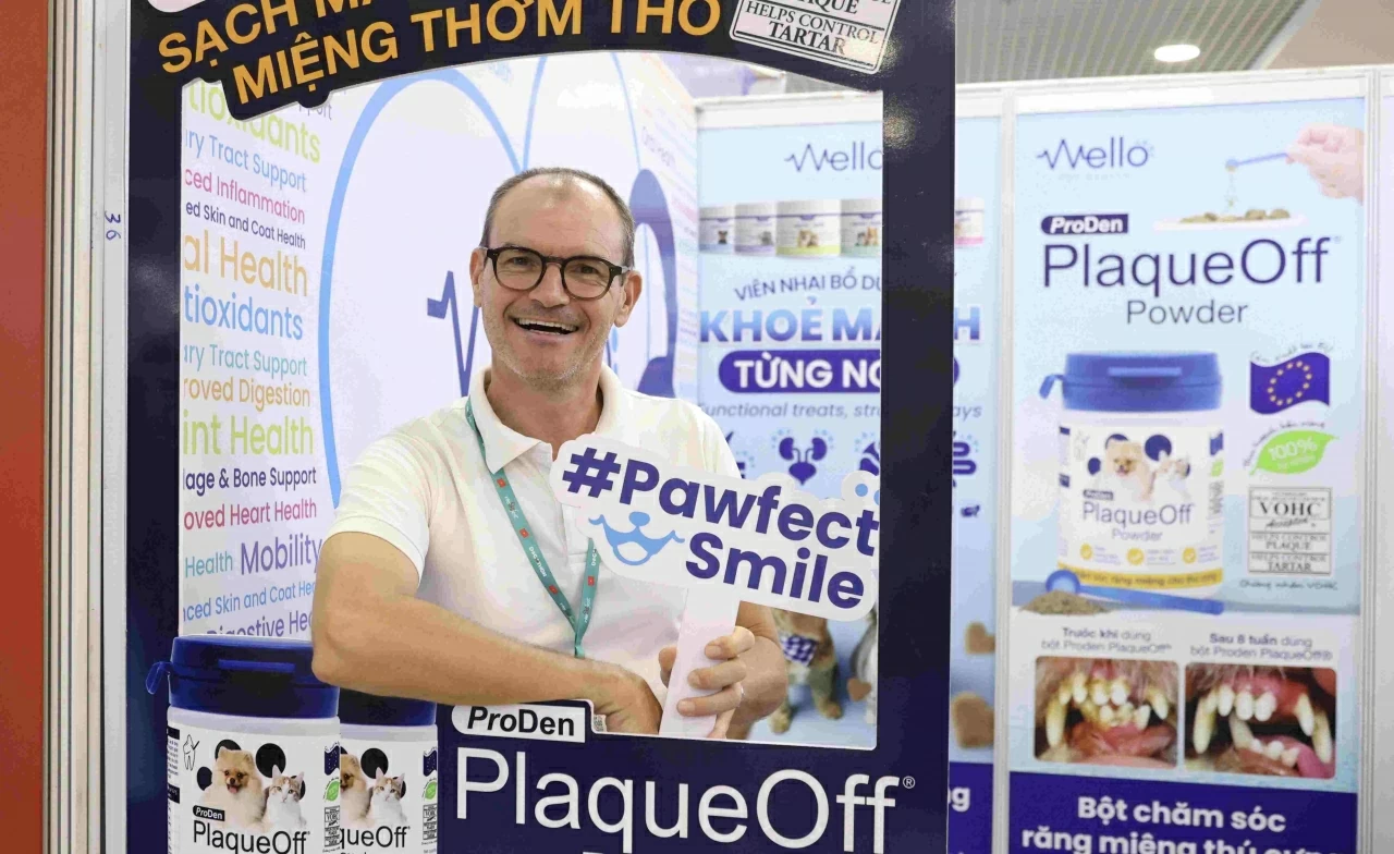 Ông Brice cho rằng thị trường thú cưng tại Việt Nam đang bước vào giai đoạn tăng trưởng và chuyên nghiệp hoá. (Ảnh: Ngọc Khuê)