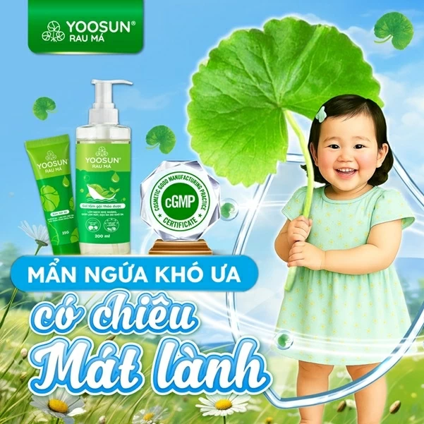 Tắm gội vừa mát vừa dịu vừa hỗ trợ chăm sóc da bé ngày Hè, mẹ biết chưa?