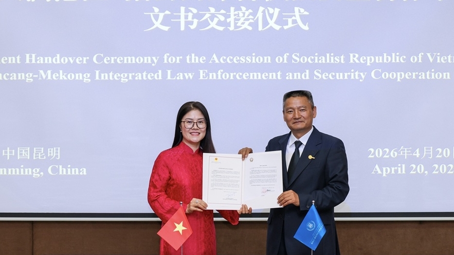 Việt Nam tham gia Trung tâm Hợp tác và Thực thi pháp luật Mekong-Lan Thương