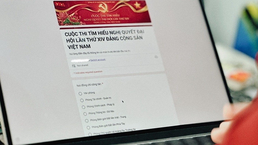 Đảng ủy Ủy ban Biên giới quốc gia: Đổi mới, sáng tạo trong tổ chức học tập, quán triệt Nghị quyết Đại hội XIV