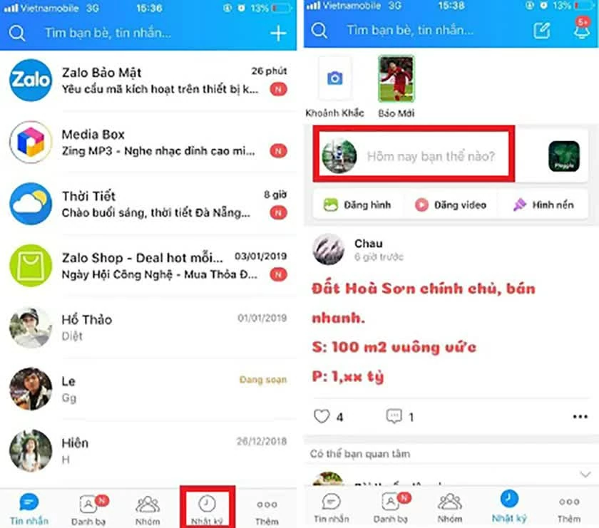 Xem trên điện thoại.