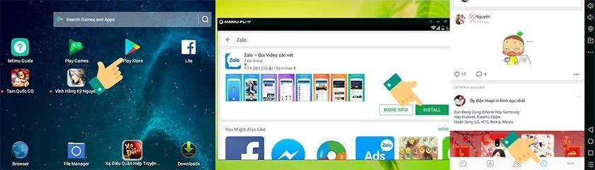 Cách xem nhật ký Zalo trên máy tính bằng giả lập đơn giản.