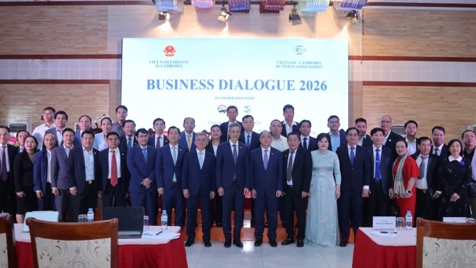 Đối thoại doanh nghiệp 2026 do Đại sứ quán Việt Nam tại Campuchia và VCBA đồng tổ chức