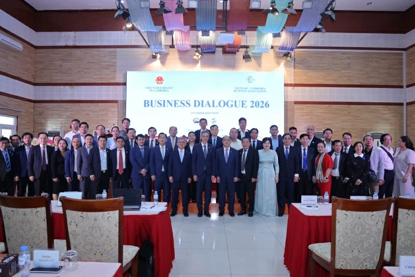 Đối thoại doanh nghiệp 2026 do Đại sứ quán Việt Nam tại Campuchia và VCBA đồng tổ chức