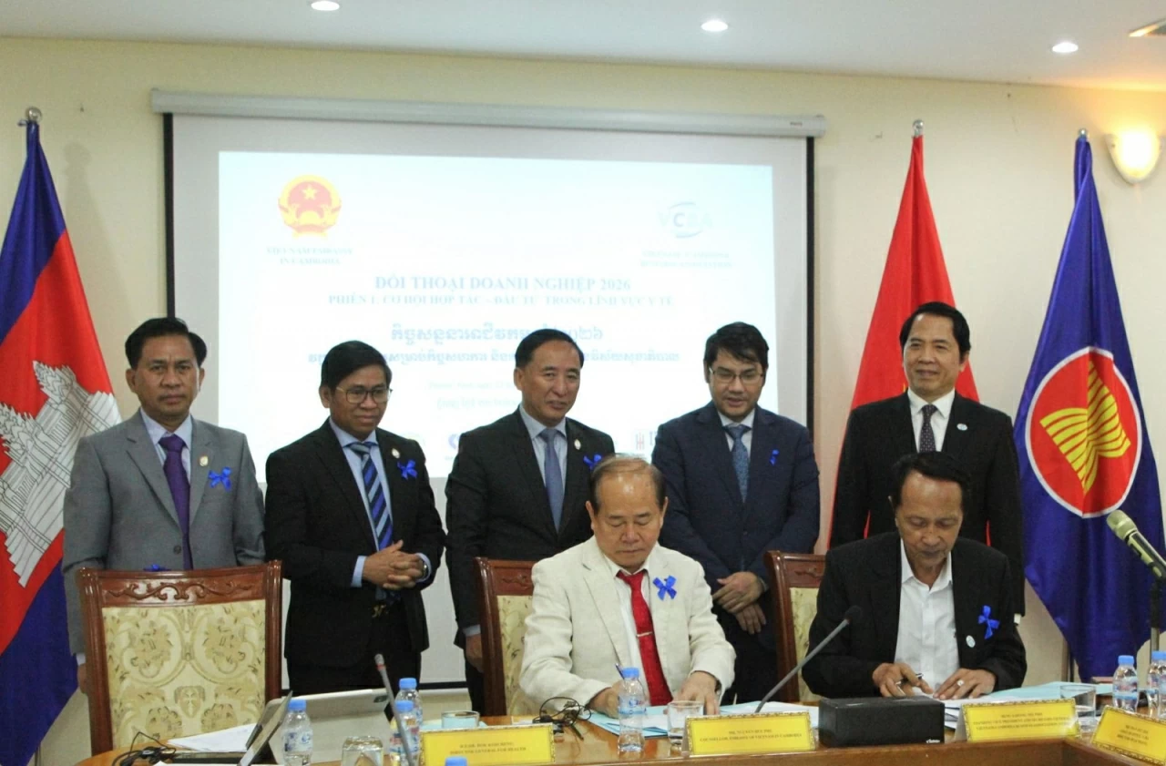 Đối thoại doanh nghiệp 2026 do Đại sứ quán Việt Nam tại Campuchia và VCBA đồng tổ chức