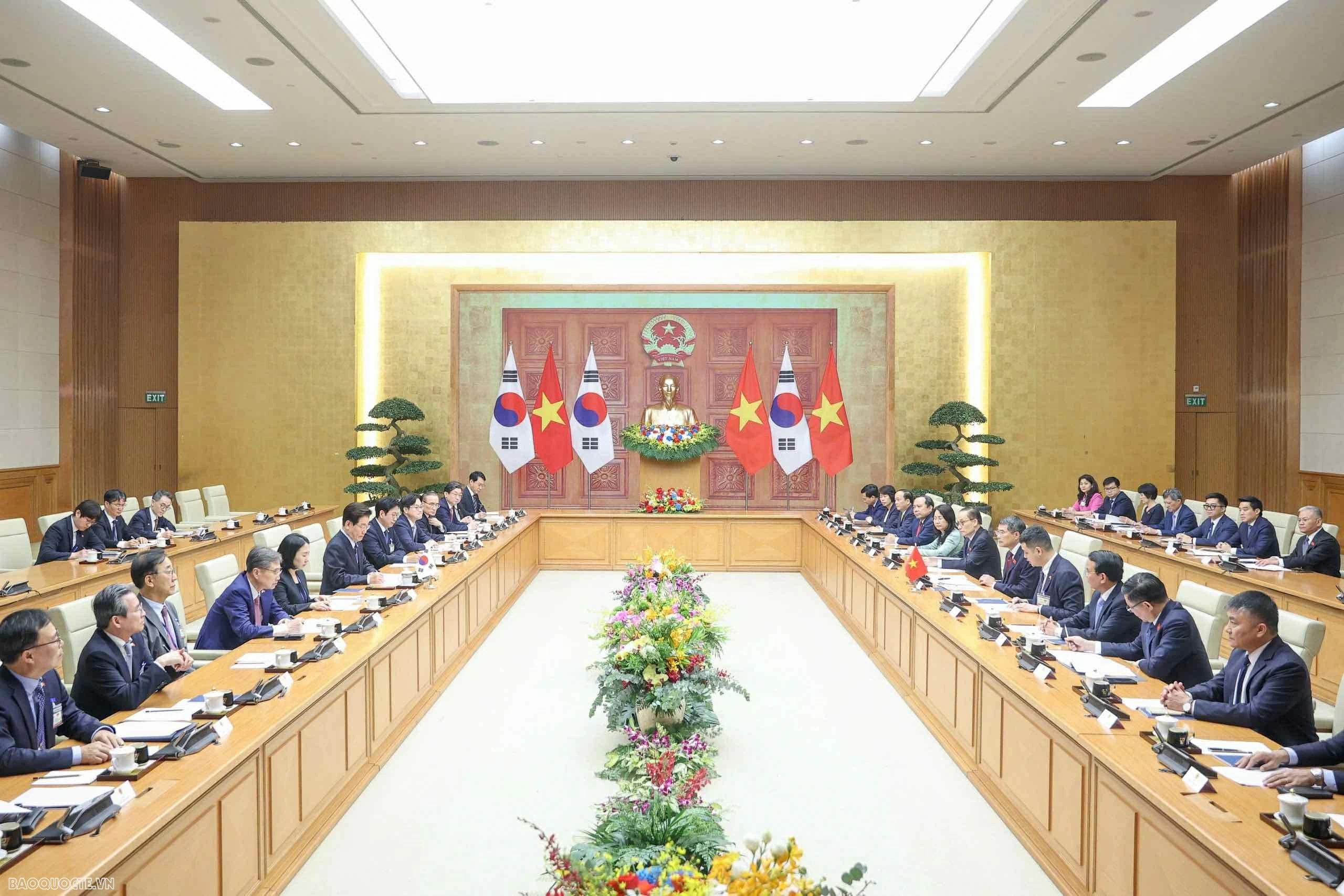 Thủ tướng tiếp Tổng thống hàn quốc