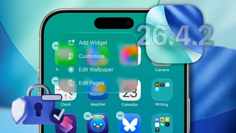 Apple mới đây đã tung ra thêm bản cập nhật iOS 26.4.2 dành cho người dùng iPhone. Apple mới đây đã tung ra thêm bản cập nhật iOS 26.4.2 dành cho người dùng iPhone.