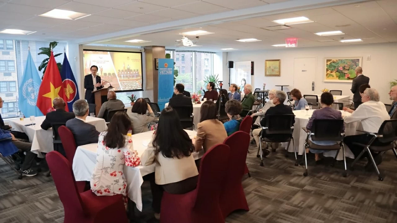 Phái đoàn Việt Nam tại LHQ thông tin về kết quả Đại hội Đảng XIV và Kỳ họp thứ nhất Quốc hội khóa XVI